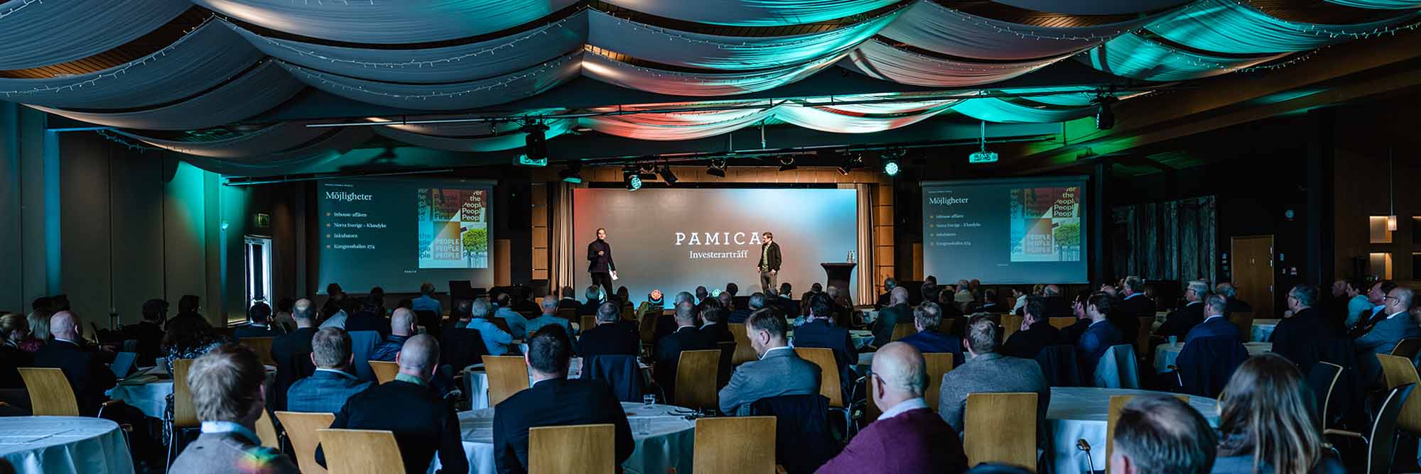 Skicklig teknikleverantör vid konferens är Audio Lights Group